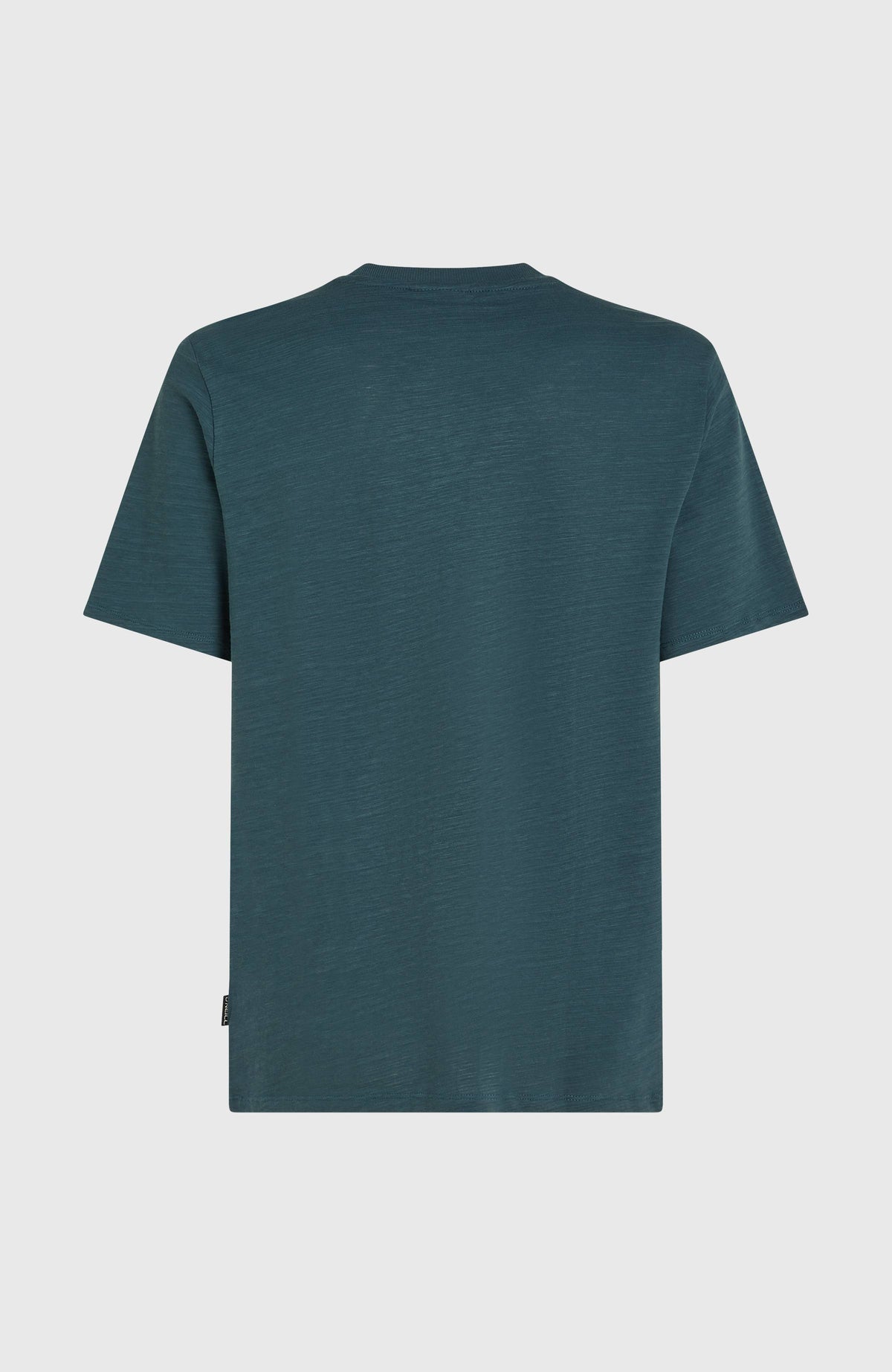 Slub Chest Pocket T-Shirt für Herren, blau, freigestellt von hinten
