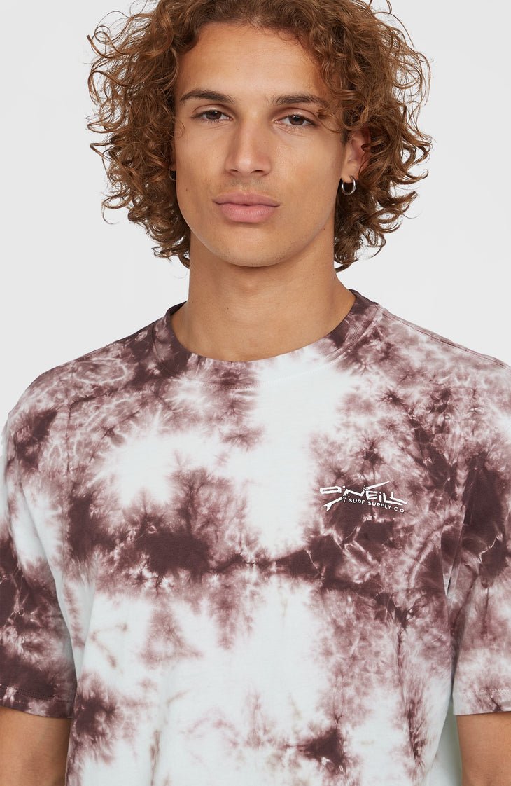 Tie Dye Graphic T-Shirt | Purple Tie Dye Print