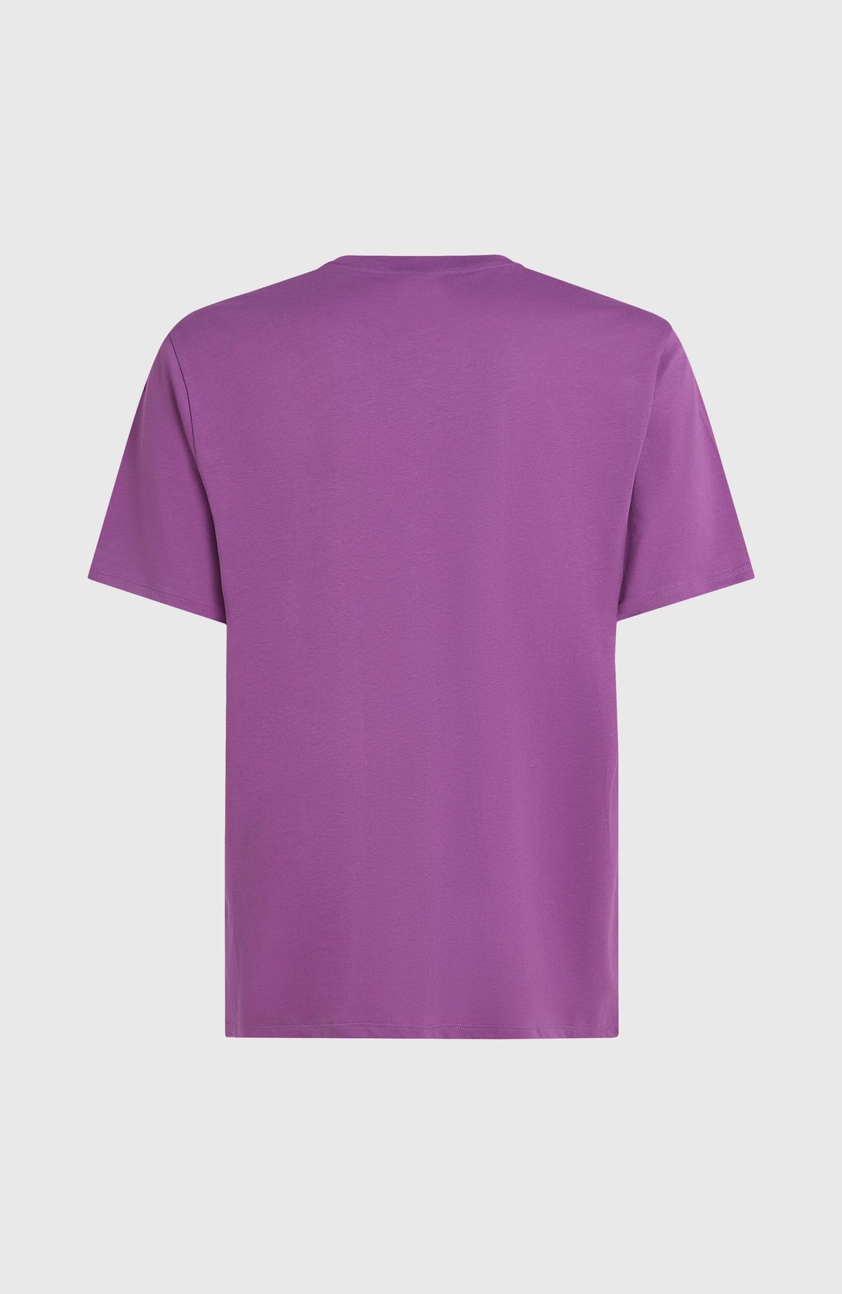 Original Cali Logo T-Shirt für Herren, lila, freigestellt von hinten