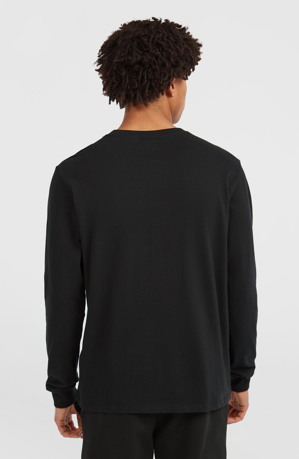 FWC'Play Langarmshirt für Herren, schwarz, Rückansicht am Model