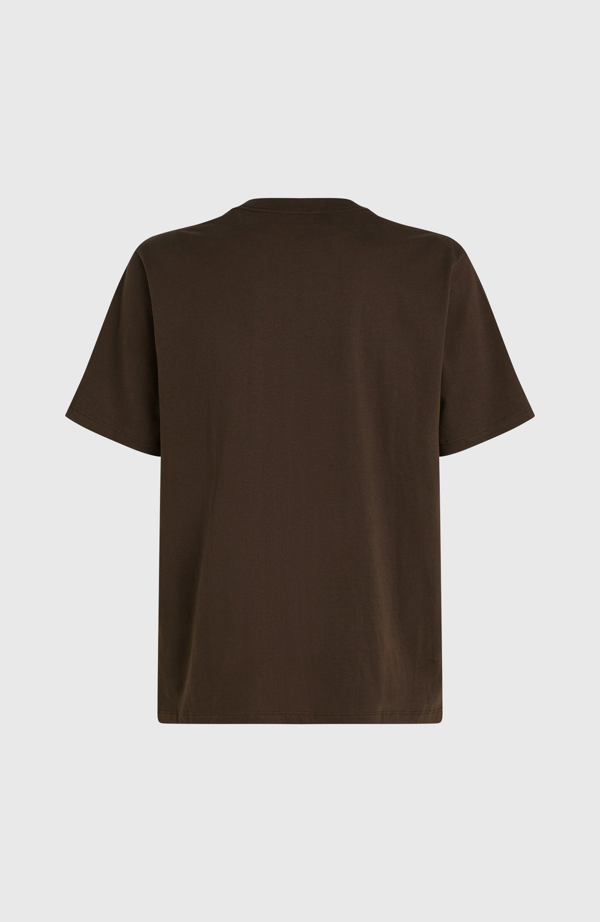 Future Surf Society T-Shirt für Herren, braun, freigestellt von hinten