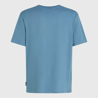 Chest-Print T-Shirt | Mozart Blue
