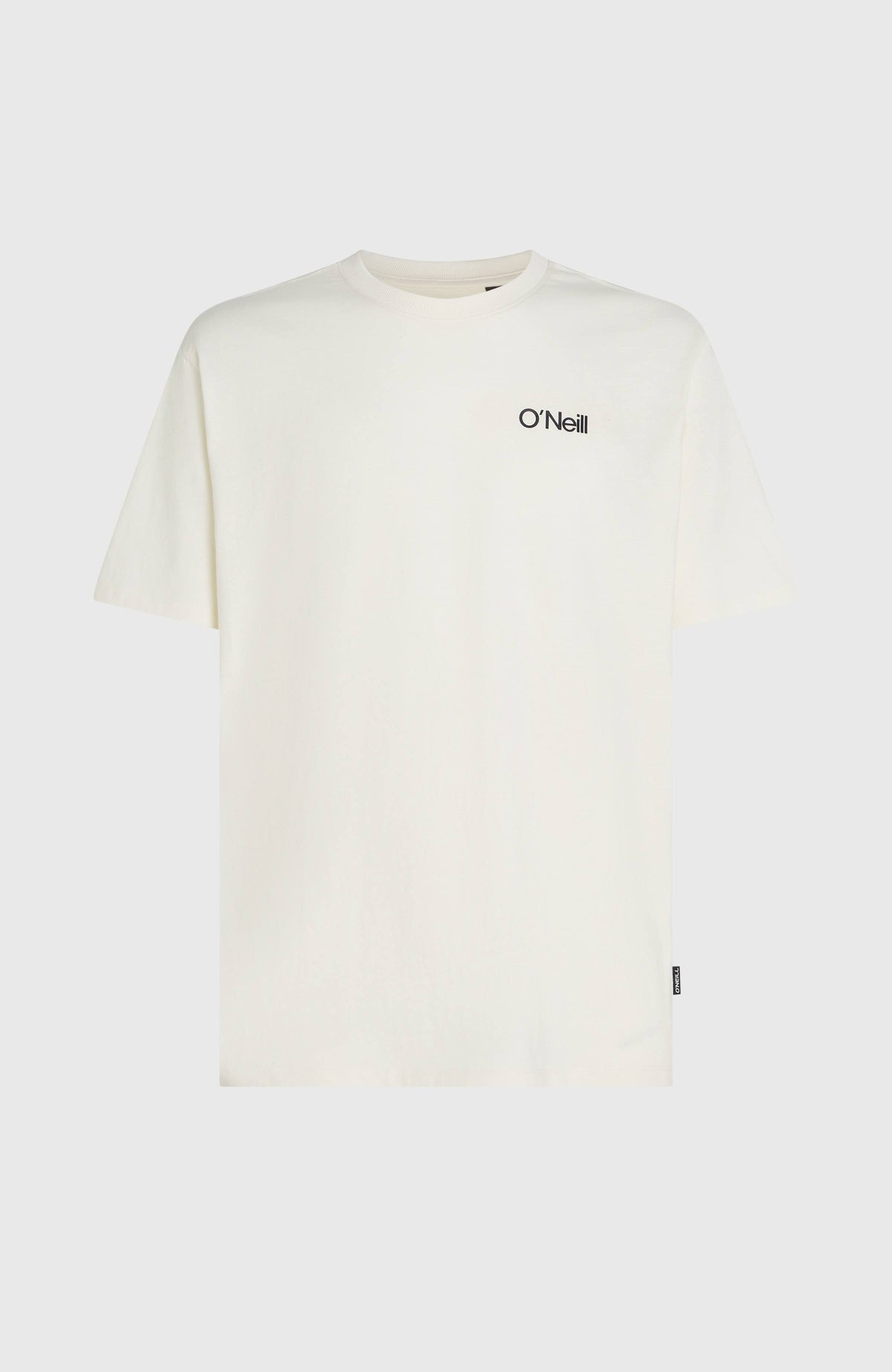 Polygiene Cotton Graphic T-Shirt für Herren, weiß mit Logo-Print in Schwarz, Produktansicht freigestellt von vorne