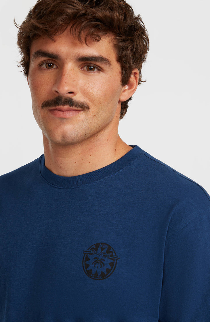O'Neill Slub Back-Print T-Shirt | English Evening