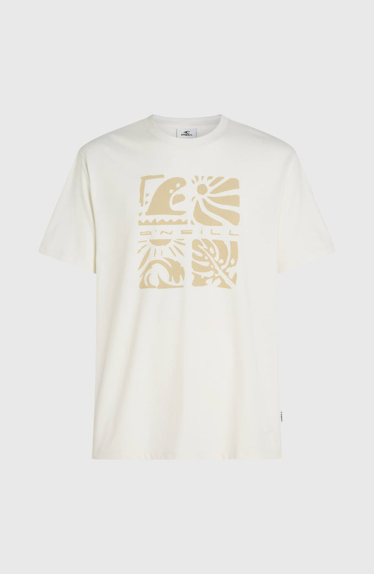 O'Neill Melange Front-Print T-Shirt | Snow White