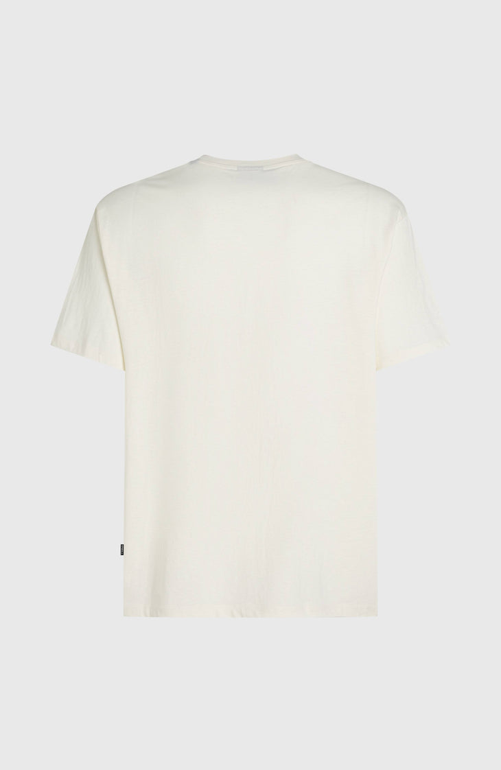 O'Neill Logo Stripe T-Shirt | Snow White