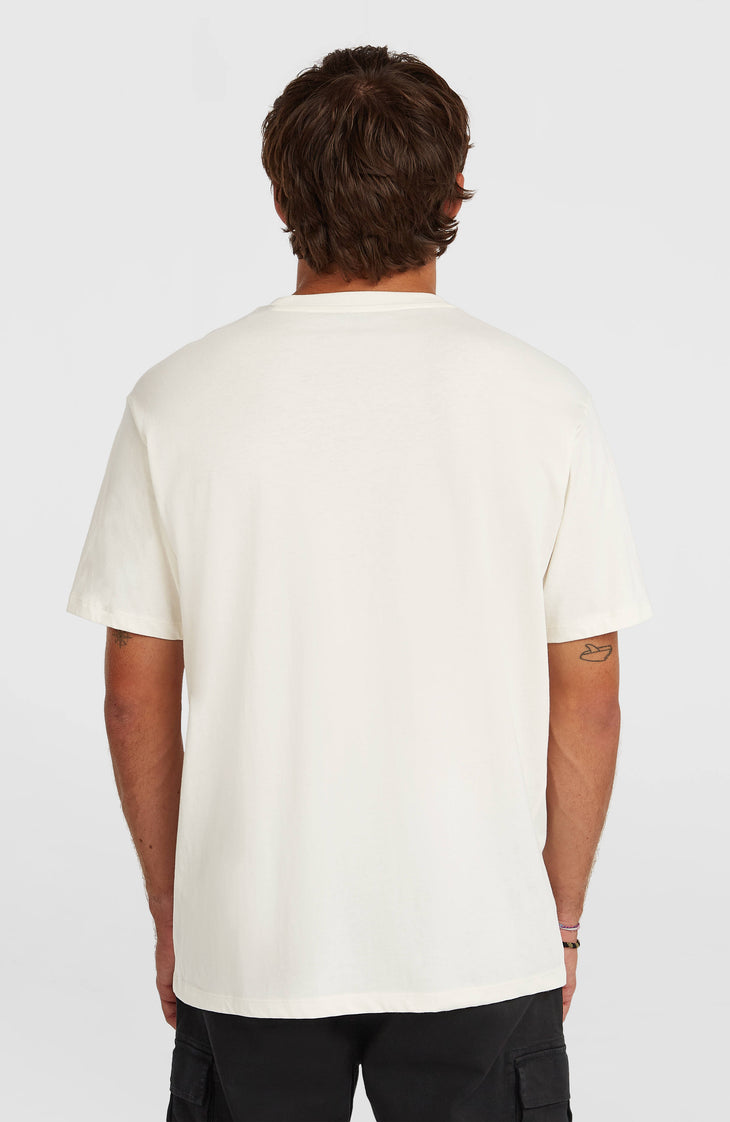 O'Neill Logo Stripe T-Shirt | Snow White