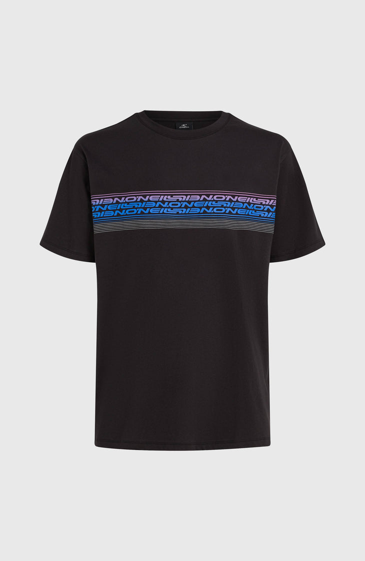 O'Neill Logo Stripe T-Shirt | Black Out