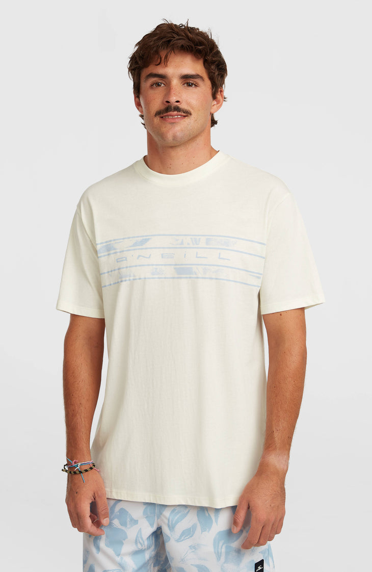 O'Neill Flower Stripe T-Shirt | Snow White