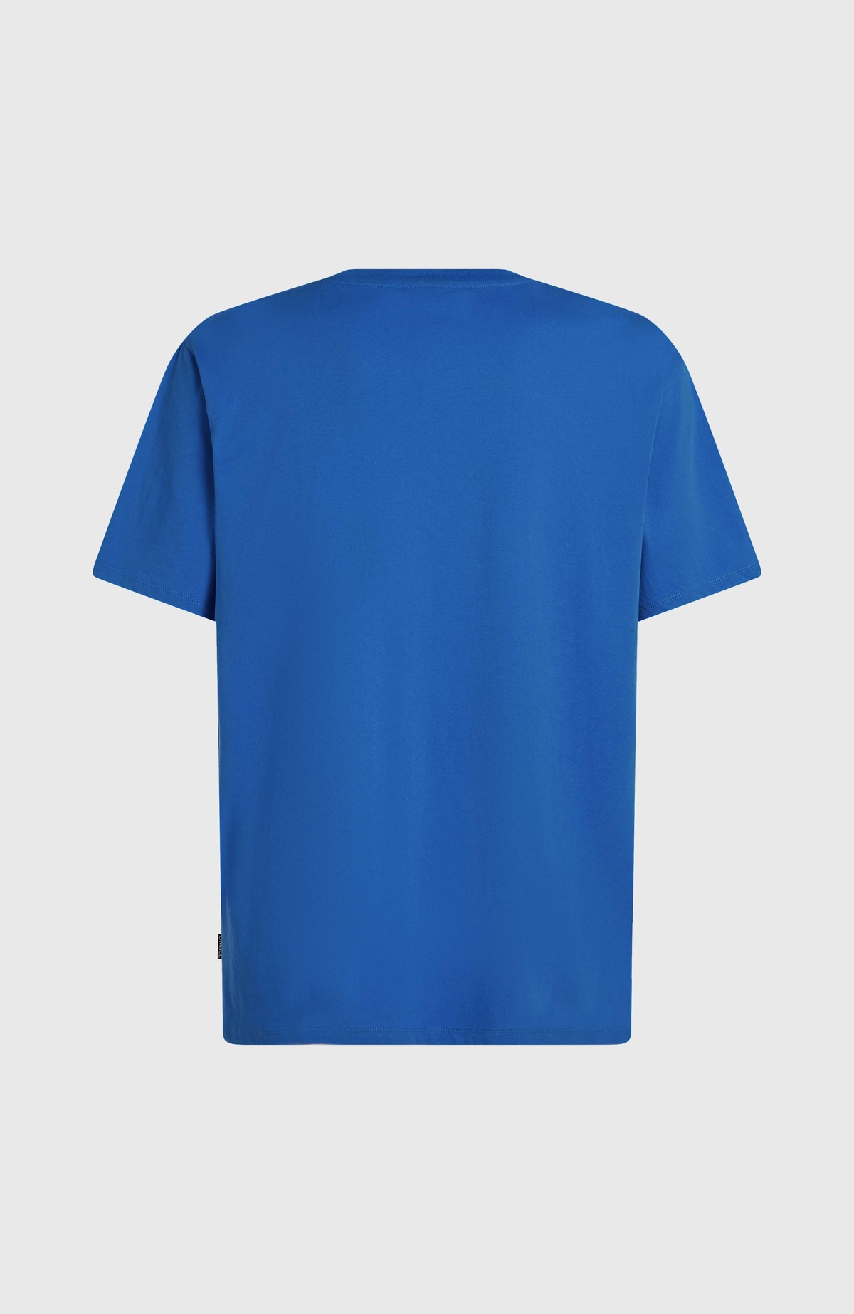 Small Logo T-Shirt für Herren, blau, freigestellt von hinten