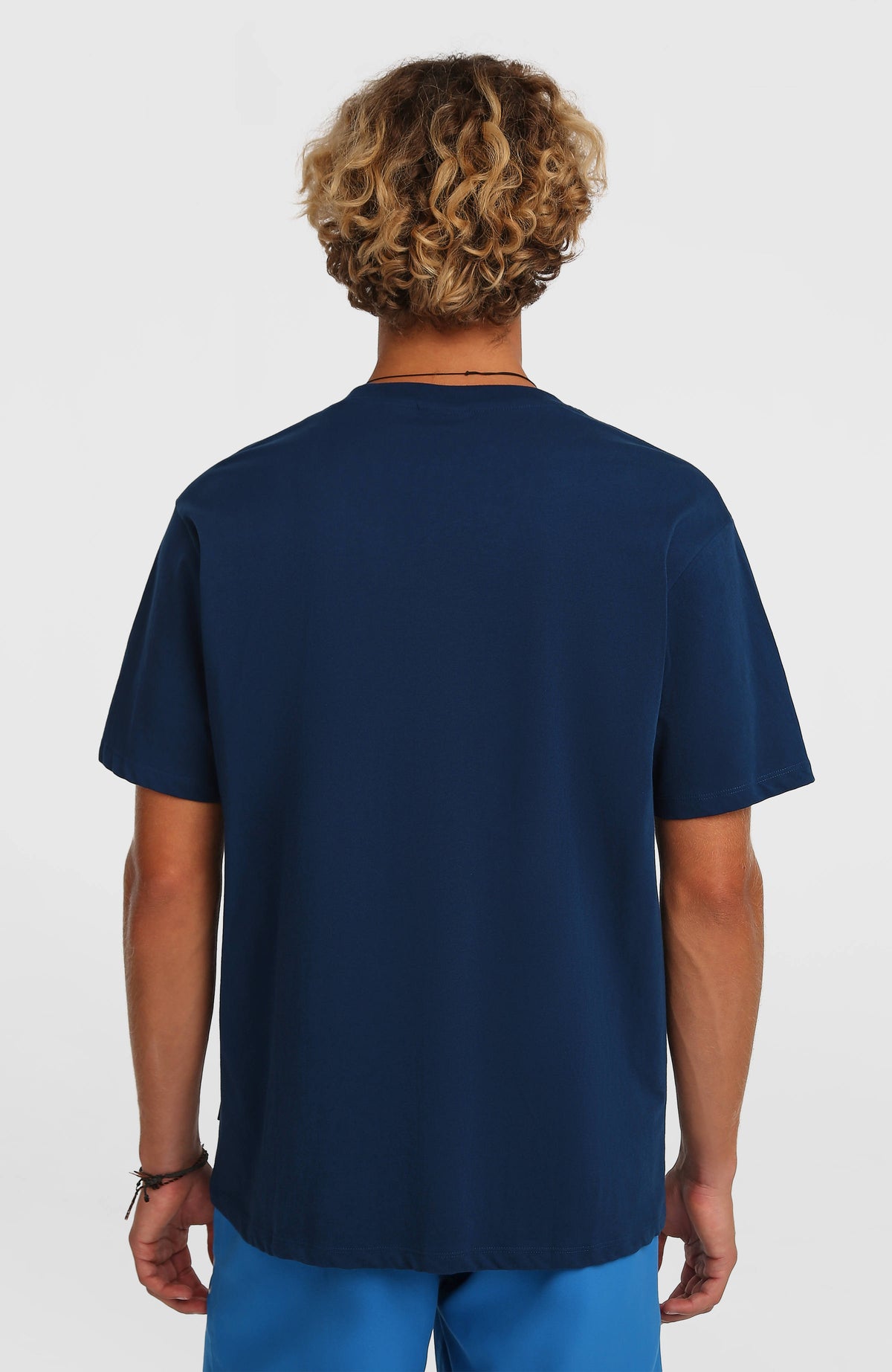 Original Cali T-Shirt für Herren, blau, Rückansicht am Model