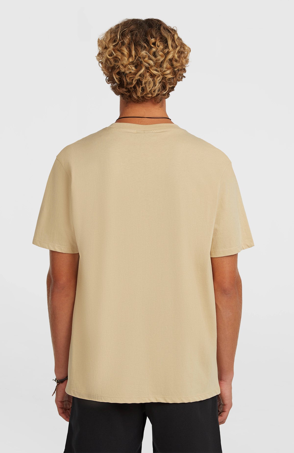 Original Cali T-Shirt für Herren, beige, Rückansicht am Model