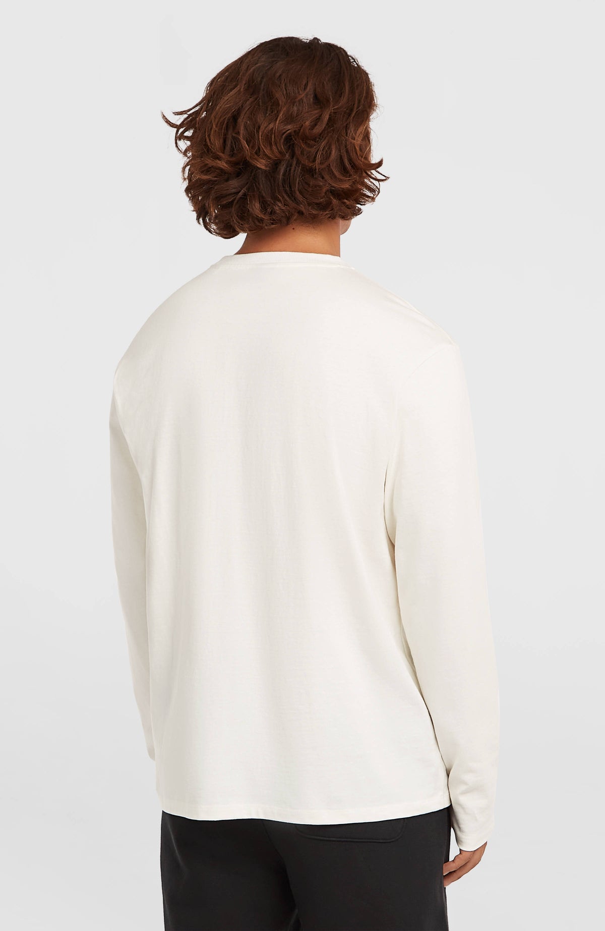 Essentials 90s Logo Langarmshirt | Snow White