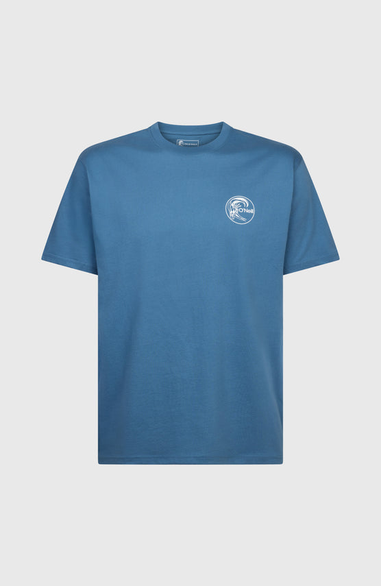 O'Riginals Chest Print T-Shirt | Copen Blue