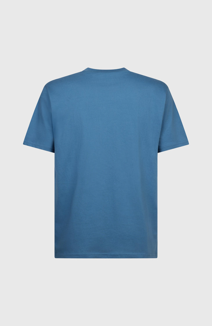 O'Riginals Chest Print T-Shirt | Copen Blue