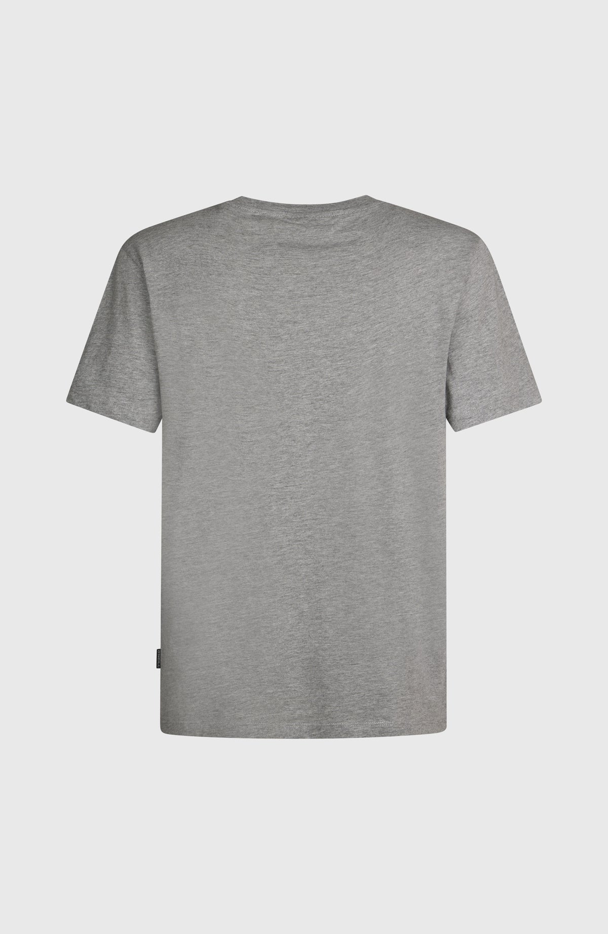 CALI T-SHIRT für Herren, grau, freigestellt von hinten