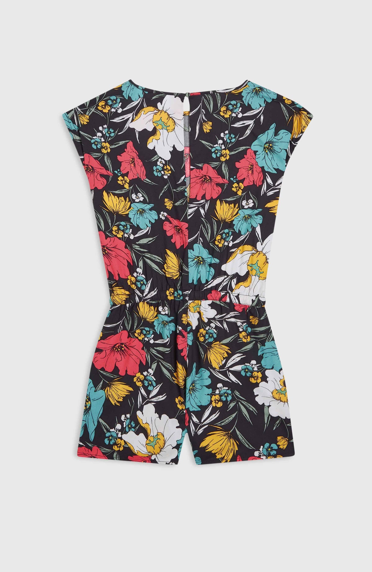 Talia Playsuit | Black/Blue Bluemchen