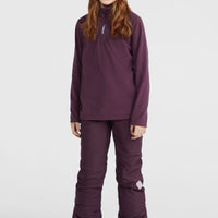 Jack's Polartec® 100 Fleecepullover mit Halbreißverschluss | Aubergine