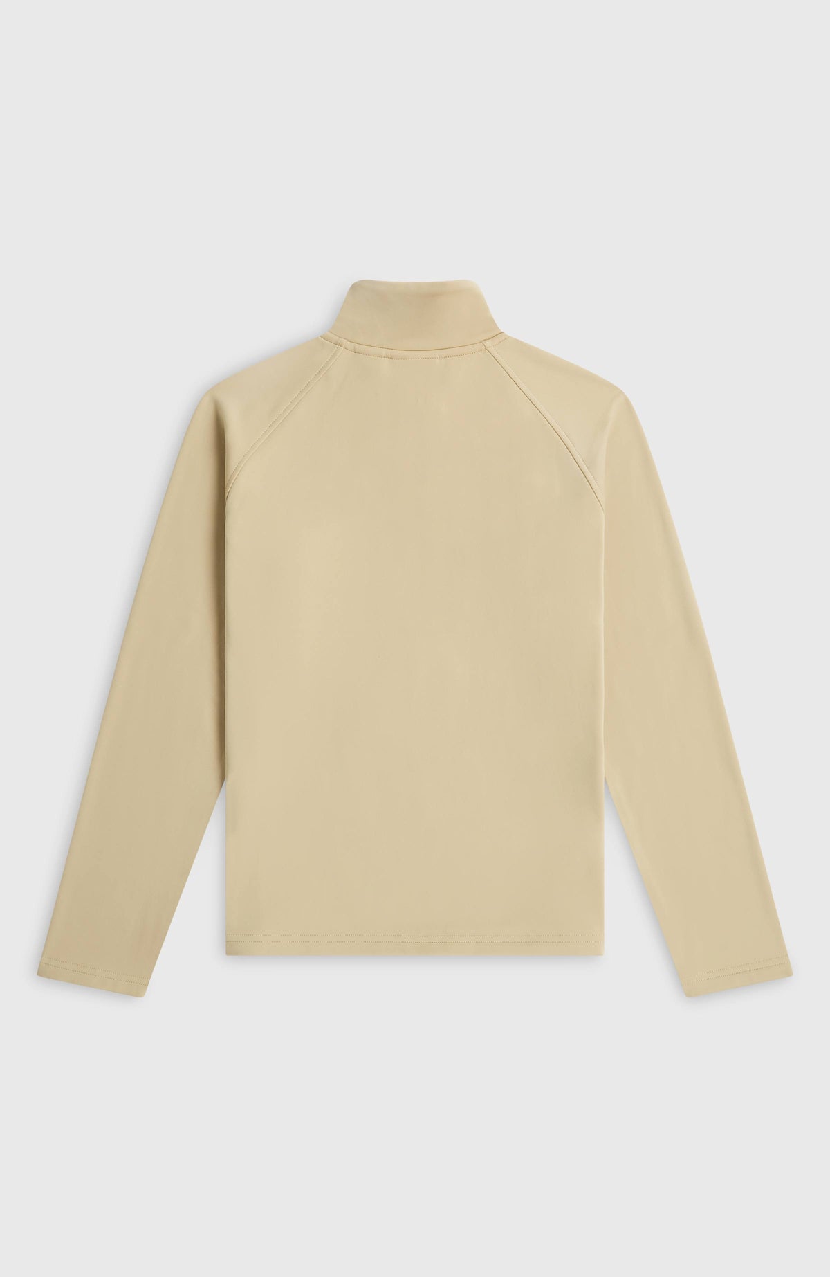 FWC'Cruz Fleecepullover für Mädchen, beige, flach liegend von hinten mit schlichter Rückenpartie