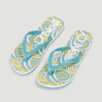 Profile Graphic Sandalen | Blue Rainbow Stripe