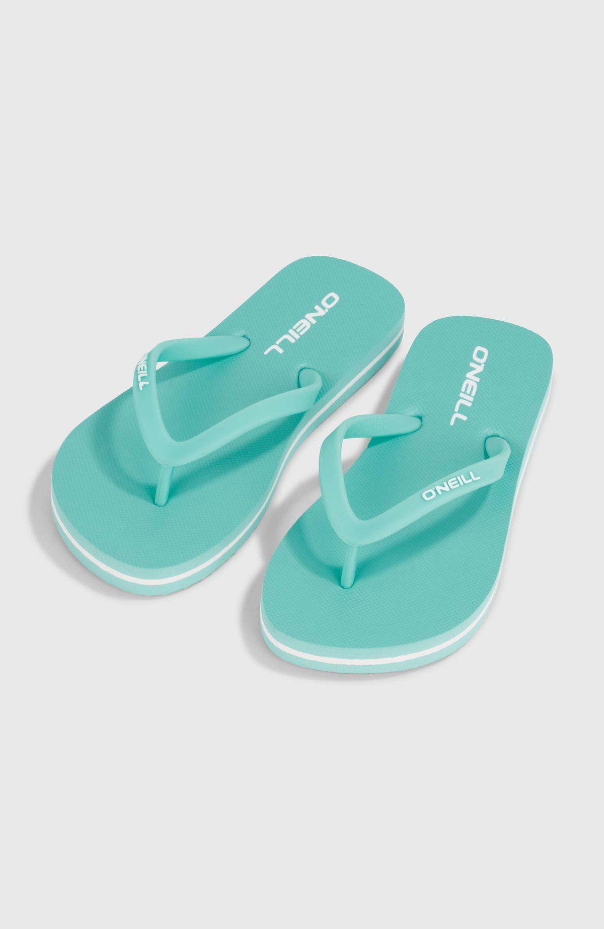 O'Neill Profile Logo Sandalen für Mädchen, blau, freigestellt von schräg oben