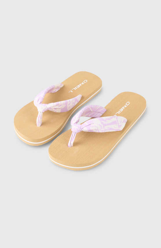 Ditsy Sun Sandalen | Purple Island Sky