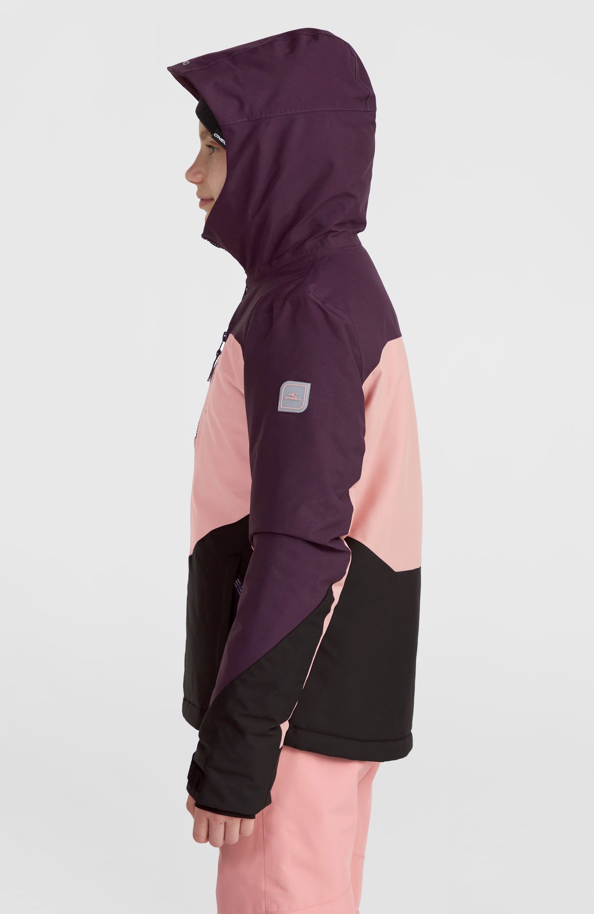 Carbonite Skijacke | Aubergine Colour Block
