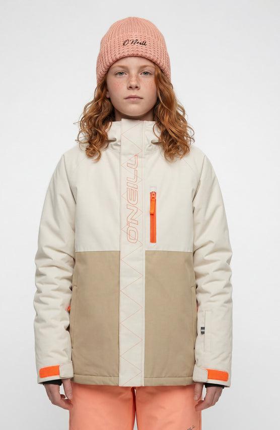 FWC'Cruz Raglan Skijacke | Linen White Colour Block