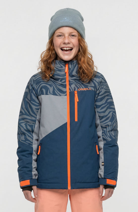FWC'Cruz Triple Skijacke | Blue Swirl Zebra