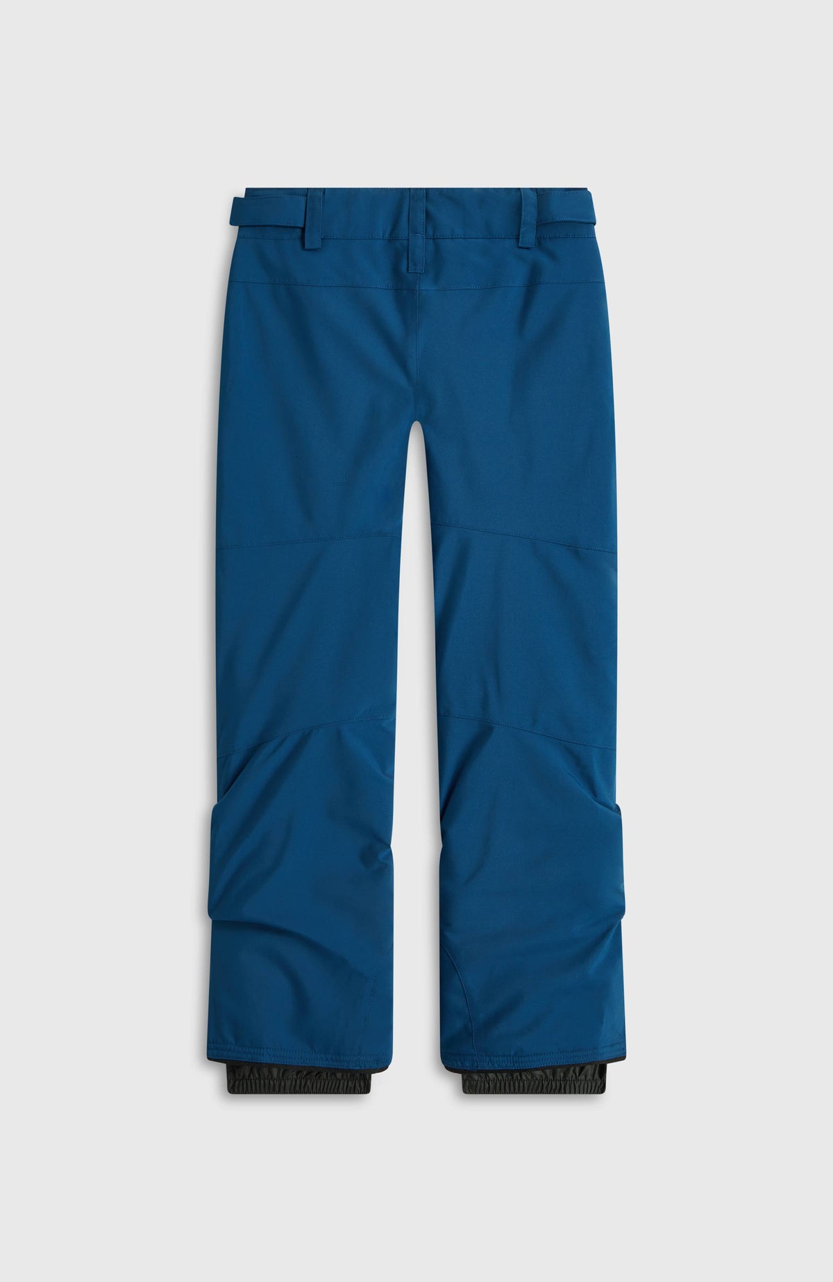 FWC'Cruz Skihose für Mädchen, blau, flach liegend von hinten mit Gürtelschlaufen und Hosenbeinen