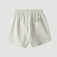 Future Surf High-Waist Jogging-Shorts | White Melange