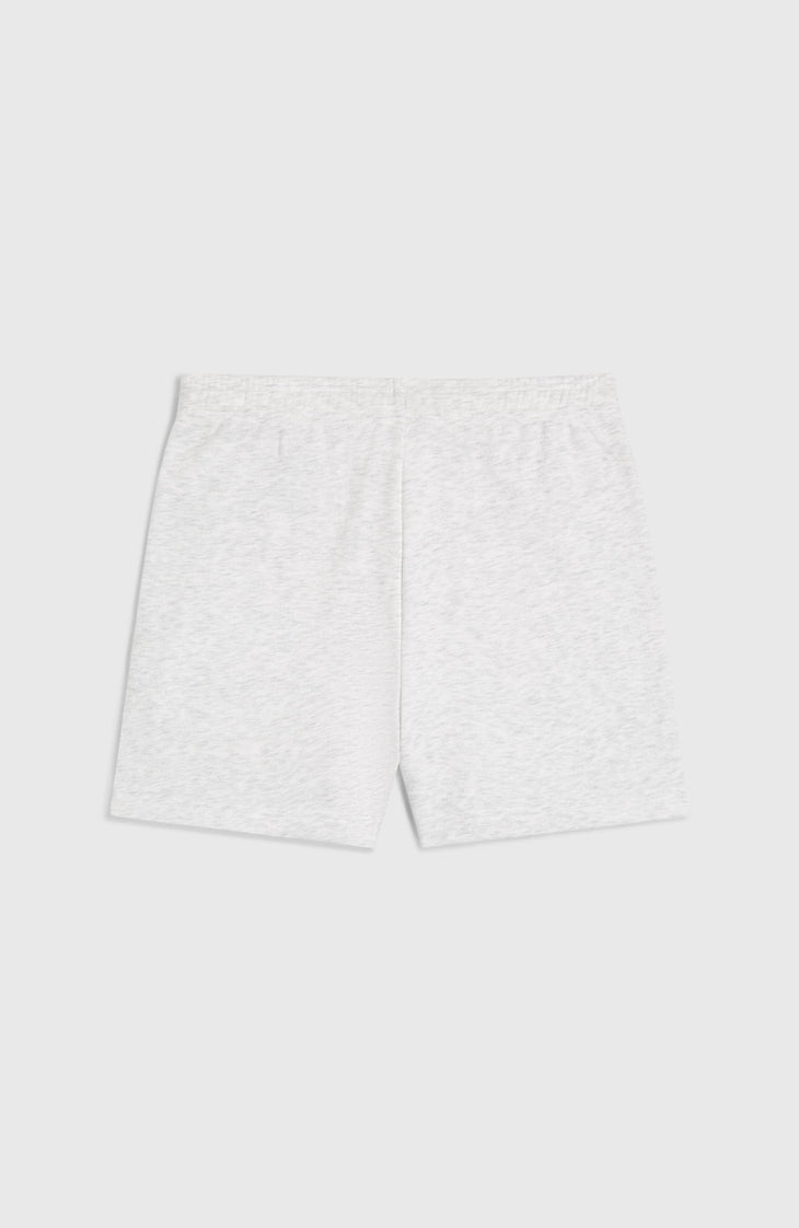 Heart Sweatshorts | White Melange