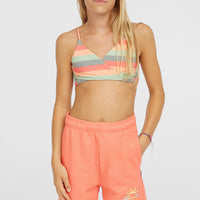 Heart Sweatshorts | Coral Pink