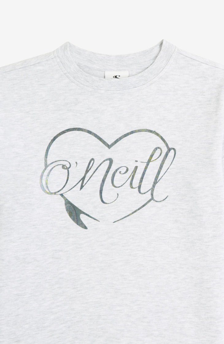 Essentials Crew Sweatshirt | White Melange