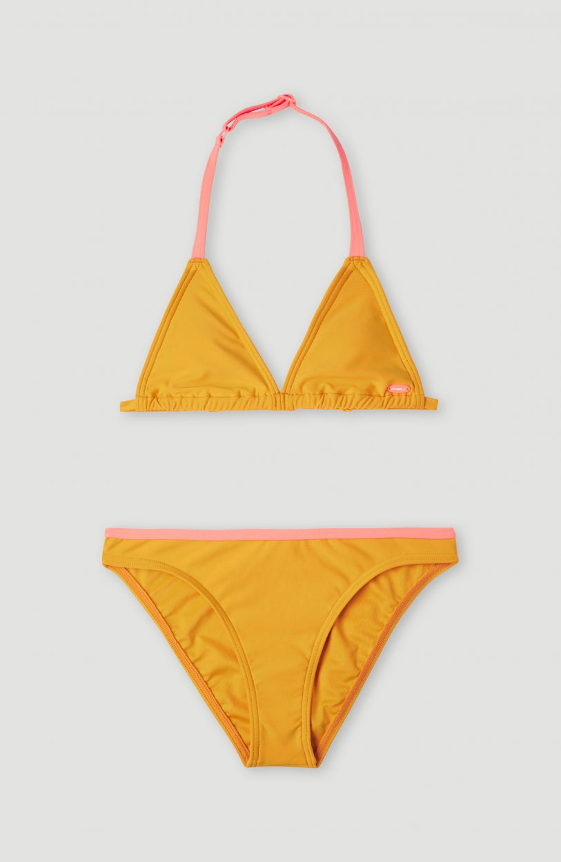 Essentials Triangel-Bikini-Set | Old Gold