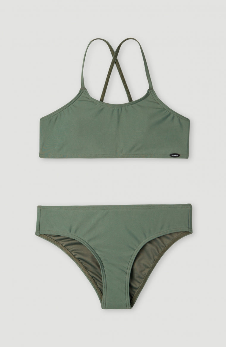 Essentials Bralette-Bikini-Set | Lily Pad