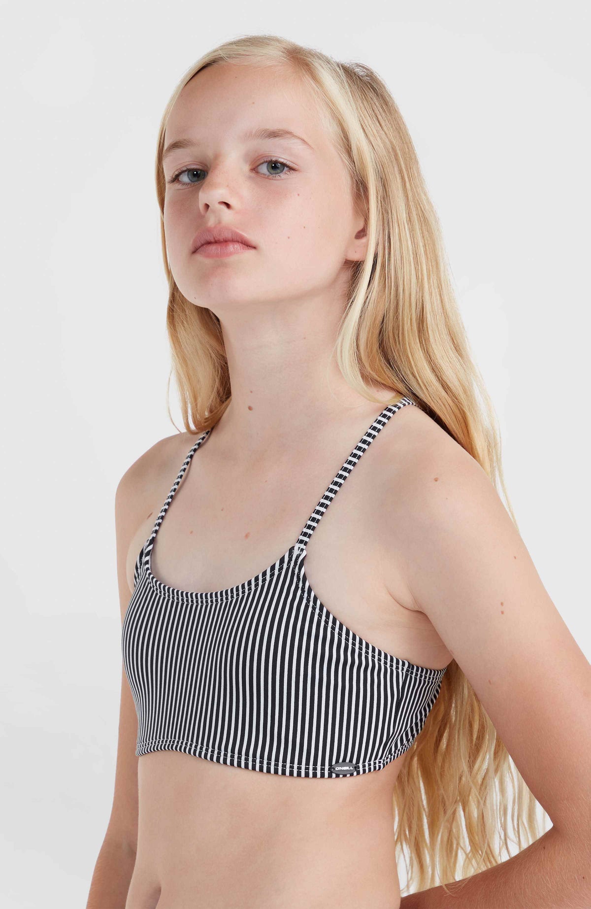 Essentials Bikini-Set | Black Simple Stripe