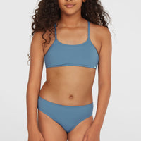 Essentials Bralette-Bikini-Set | Copen Blue