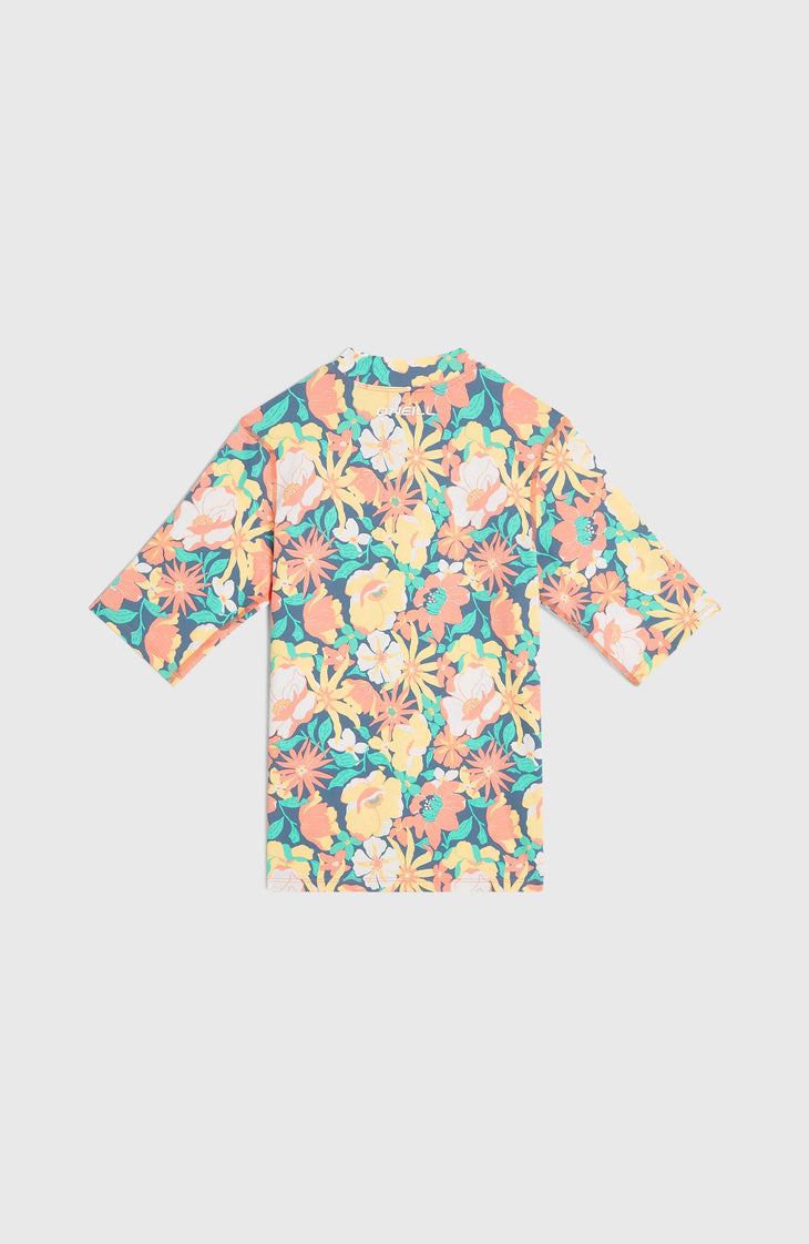 Essentials Shortsleeve-Schwimmshirt | Blue Santa Monica