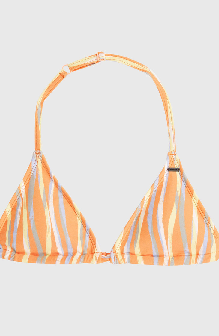 Essentials Triangel-Bikini-Set | Funky Peach Swirly