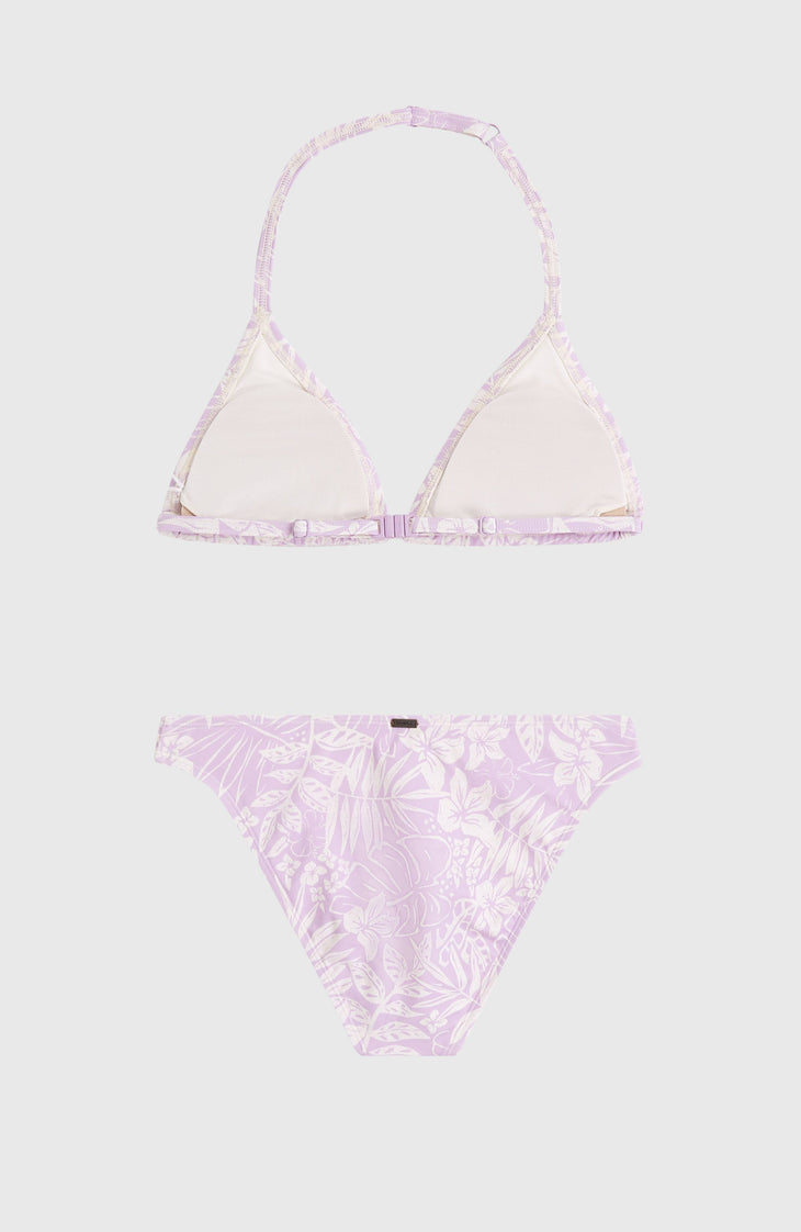 Essentials Triangel-Bikini-Set | Purple Island Sky