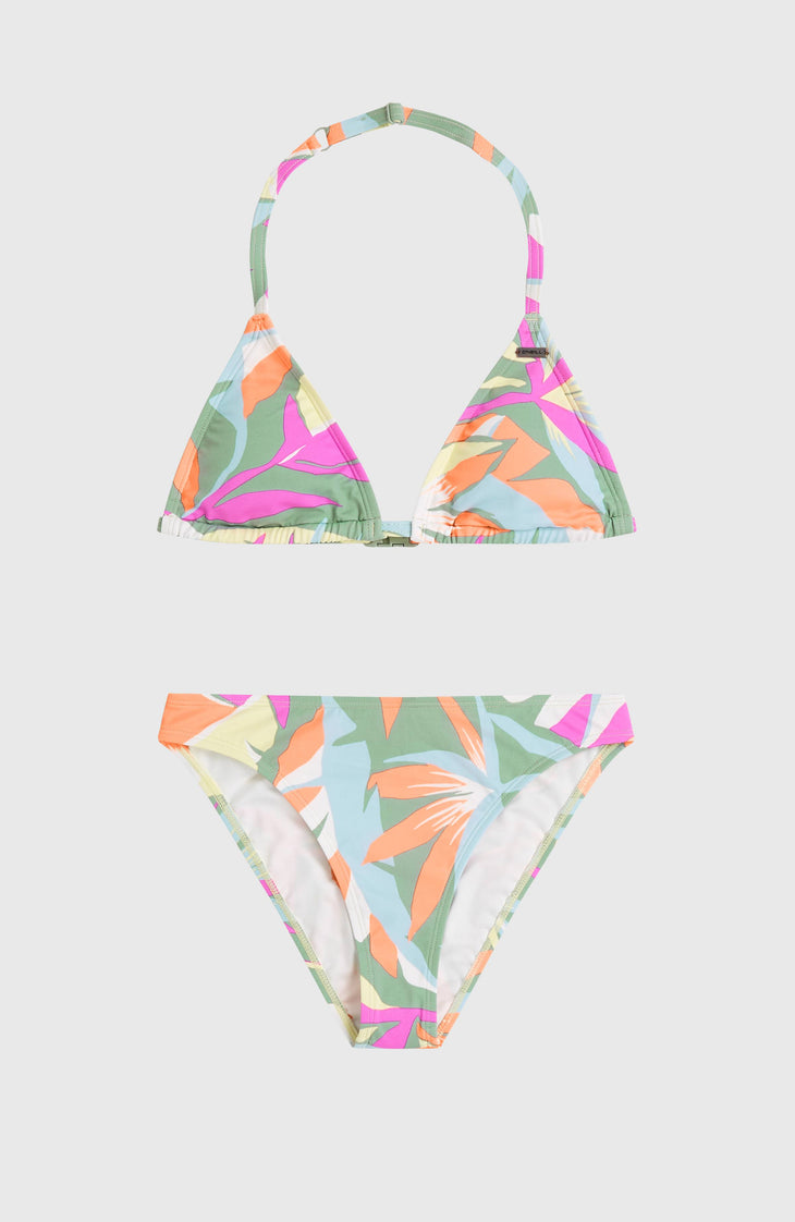 Essentials Triangel-Bikini-Set | Green Wmns Tropicana