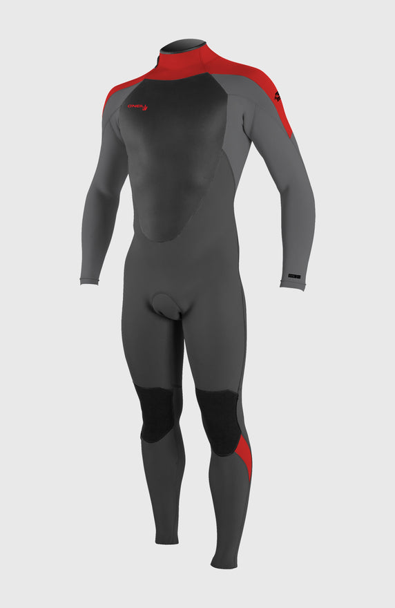 Hyperfreak Plus 4/3mm Chest Zip Full Wetsuit | GRAPHITE/SMOKE/BALI BLUE