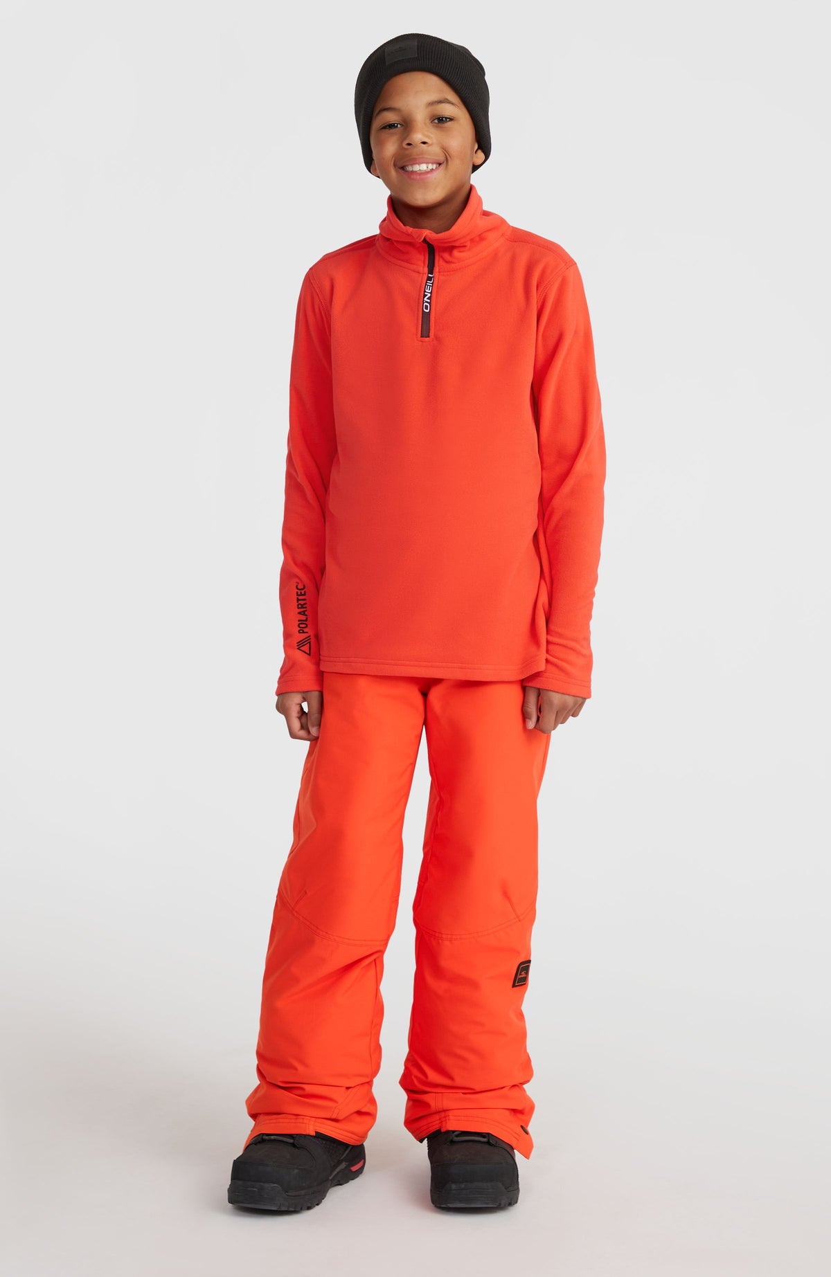 Jack's Polartec® 100 Fleecepullover mit Halbreißverschluss | Paprika Flame