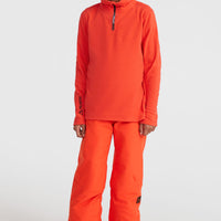 Jack's Polartec® 100 Fleecepullover mit Halbreißverschluss | Paprika Flame