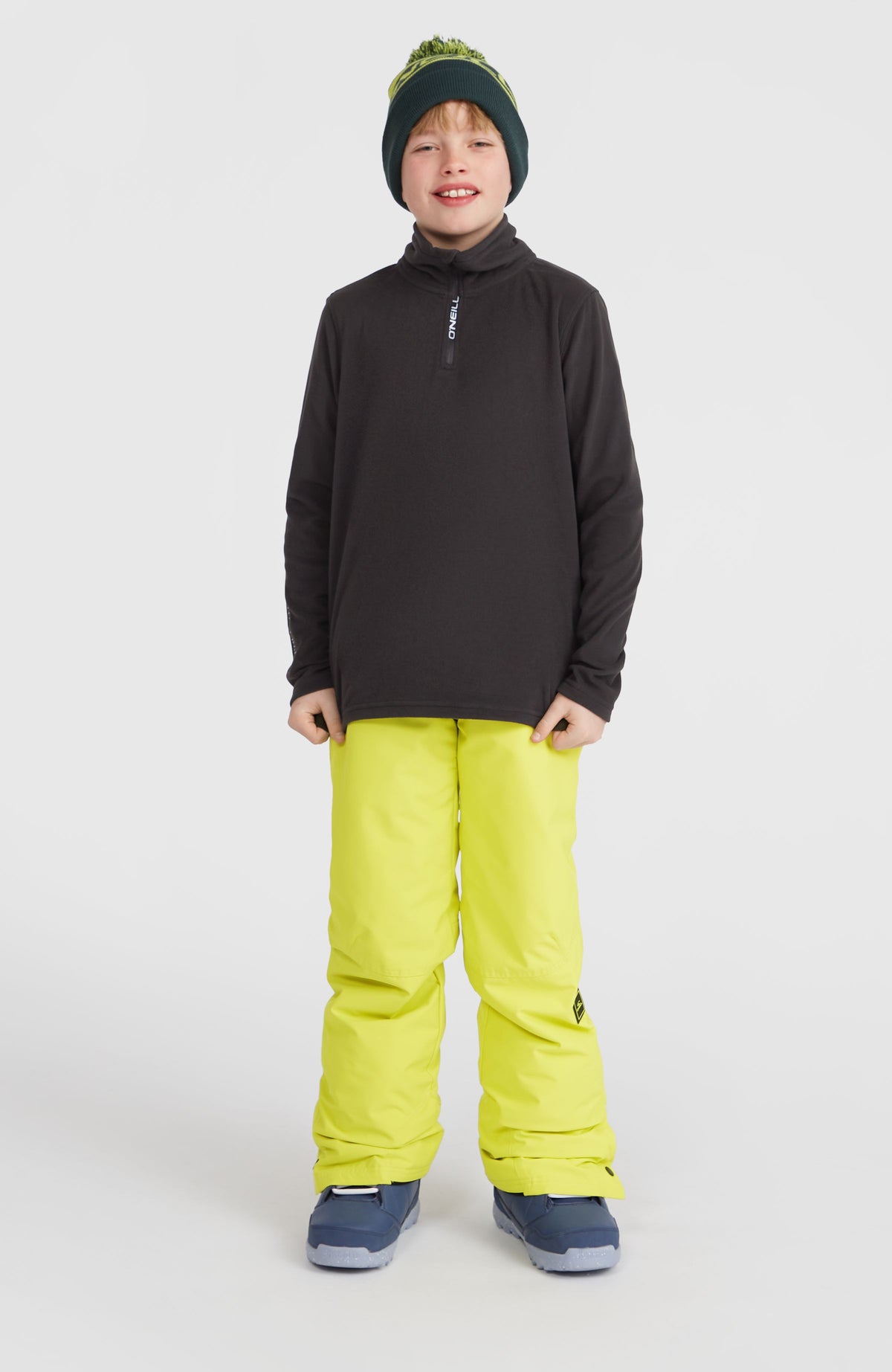 Jack's Polartec® 100 Fleecepullover mit Halbreißverschluss | Black Out