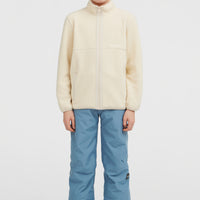 Flauschige Fleecejacke mit Reißverschluss | Macaron