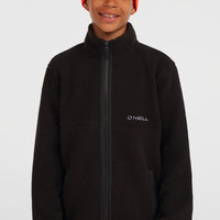 Flauschige Fleecejacke mit Reißverschluss | Black Out