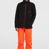 Flauschige Fleecejacke mit Reißverschluss | Black Out