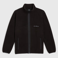 Flauschige Fleecejacke mit Reißverschluss | Black Out